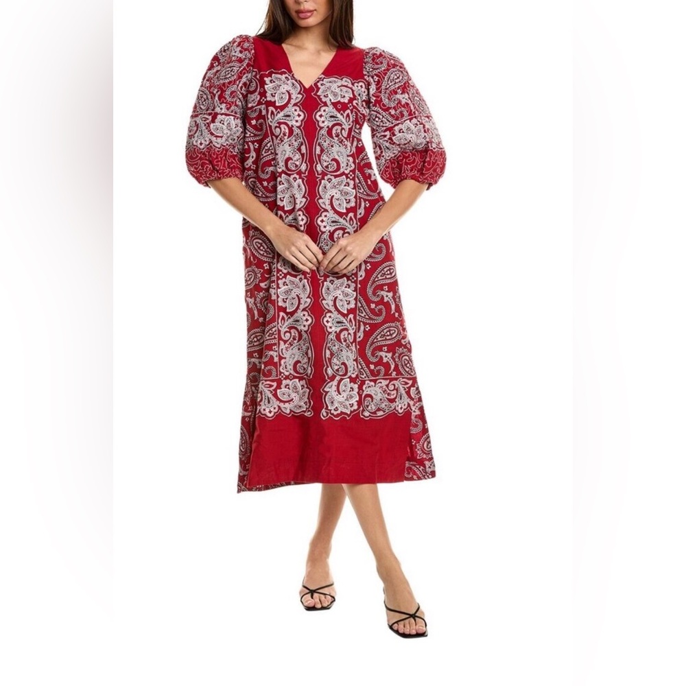 sea-new-york paisley-print-midi-length-dress.